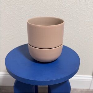 NWT Fable Home Medium Planter Shoreline Sand Matte Ceramic Nordstrom